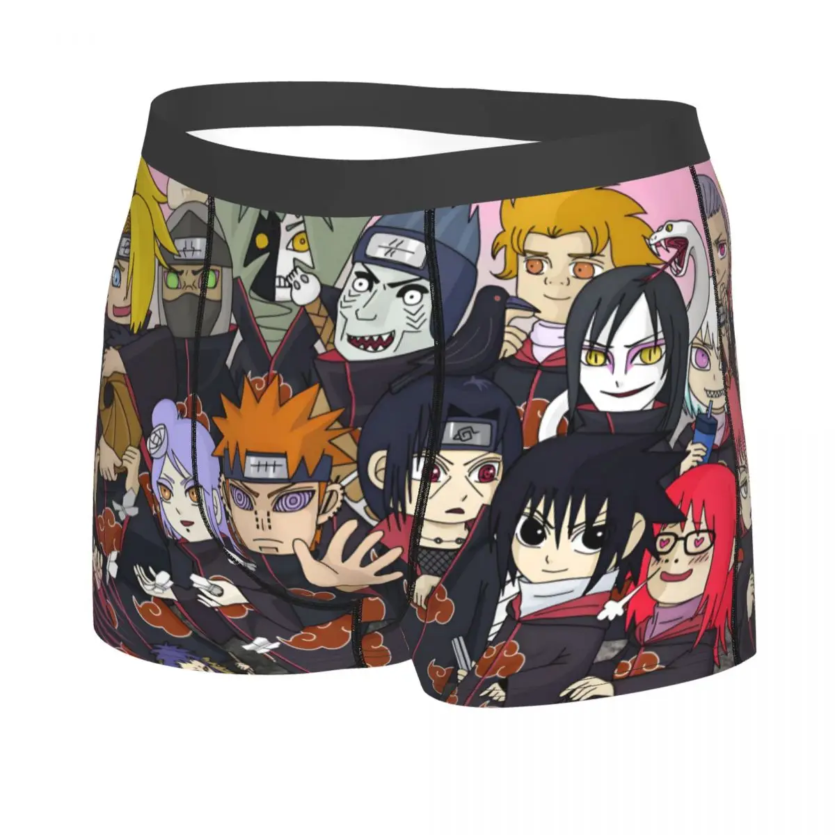 Personnalisé mâle mode n-narutoes s-asukes dessin animé Manga sous-vêtements Boxer slips respirant Shorts culottes caleçons