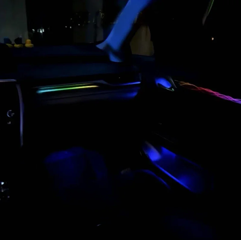 3D Flash Glow Inter Car Ambient Light For Lexus RX RX300 2016-2022 Decorate Lighting Starry Active Ambient Lamp