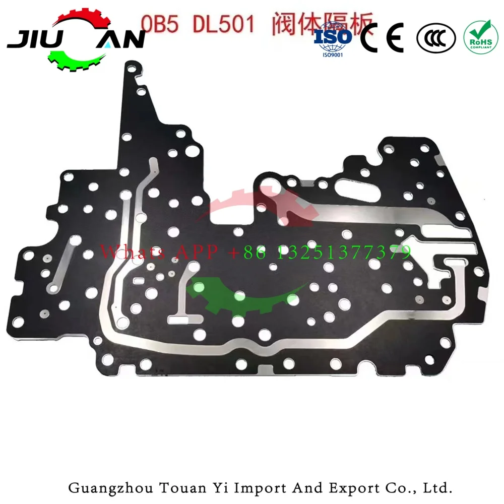 

0B5 DL501 Valve Body Separator Plate Gearbox Rebuild Kit For Audi
