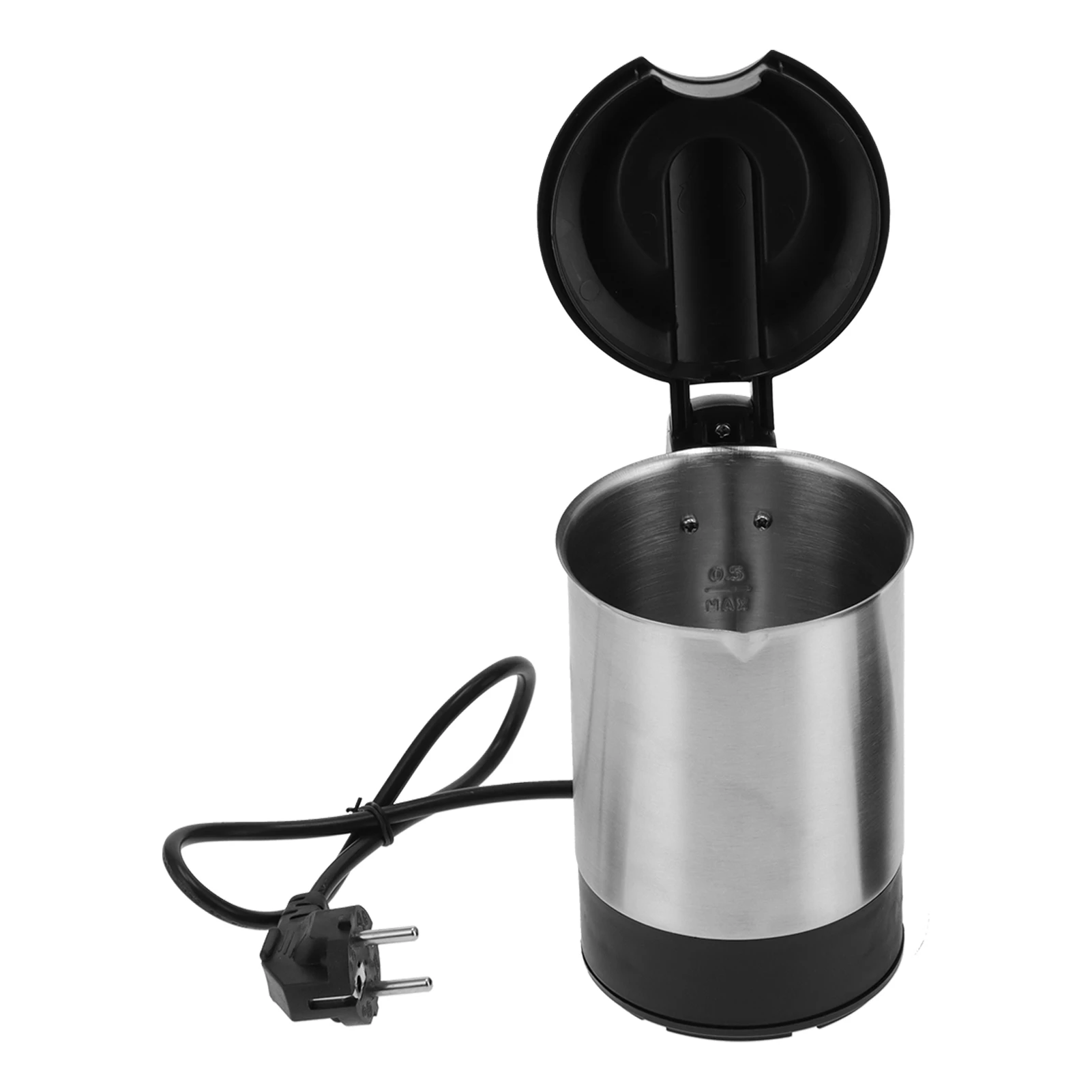 Electric Kettle 0.5L Mini Electric Kettle Water Boiler Stainless Steel Automatic Power Off Portable Travel Kettle Pot EU 220V