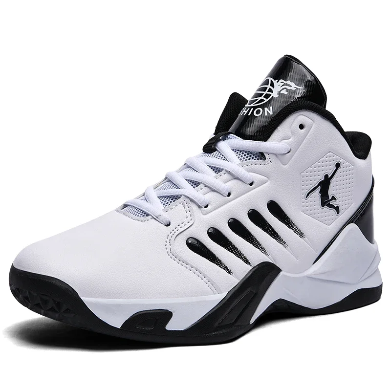 2024 Men Basketball Shoes Lace-Up High Top Sneakers Mens Retro Breathable Walking Shoes for Women Zapatos De Hombre Plus Size 46