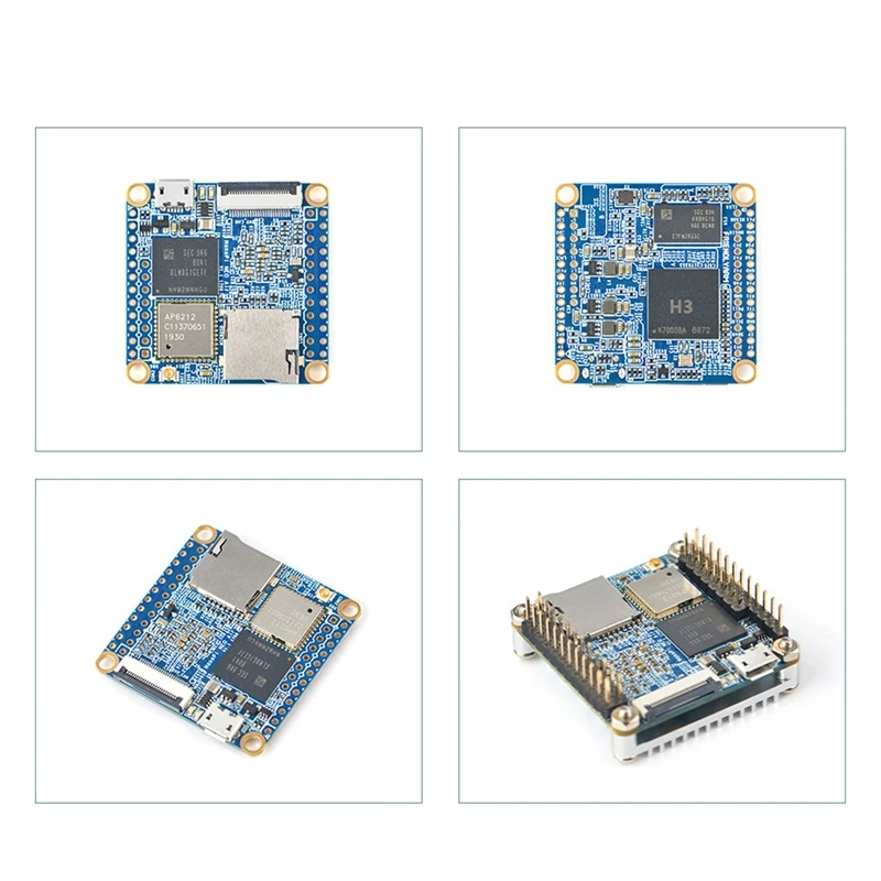 Nanopi NEO Air Development Board 16G Kit H3 512MB+8GB EMMC Wifi+BT Run Ubuntucore Mini IOT Development Board Kits (US Plug)