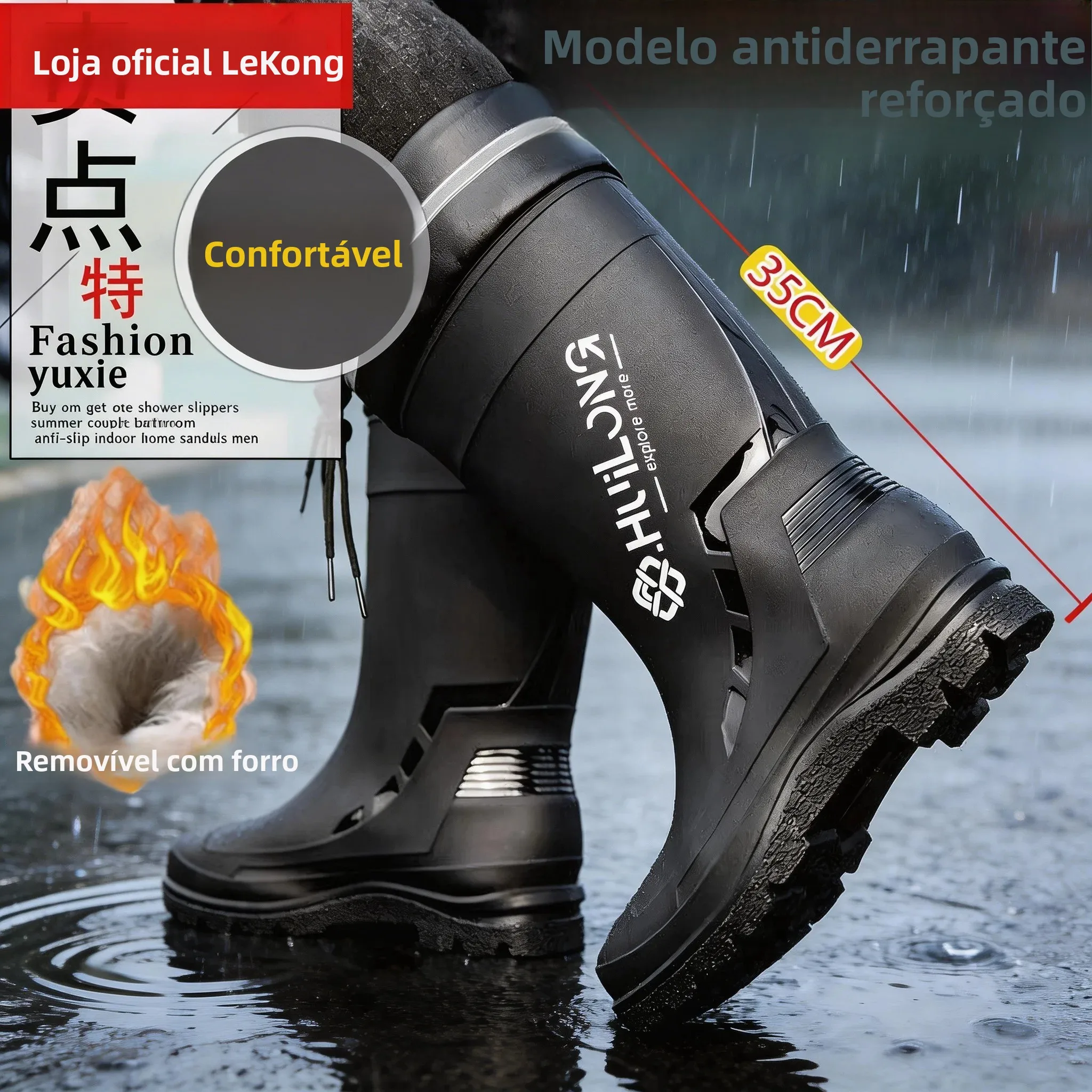 german-style-cotton-lined-rain-boots-anti-slip-tied-mouth-mid-calf-high-calf-waterproof-outdoor-camping-fishing-water-shoes