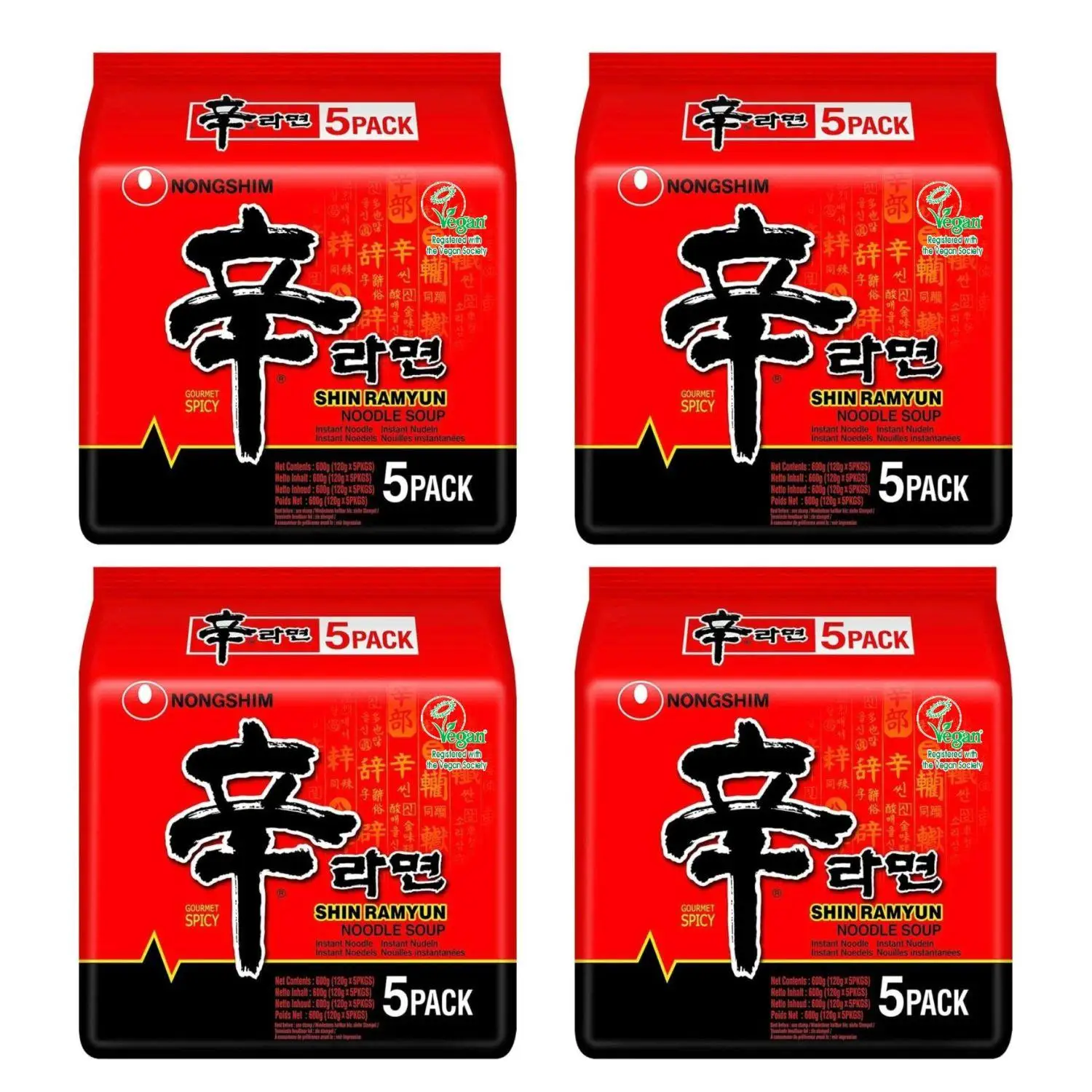 نودلز رامين فورية من NongShim-Shin rmyun ، متبل الذواقة ، عبوة 40