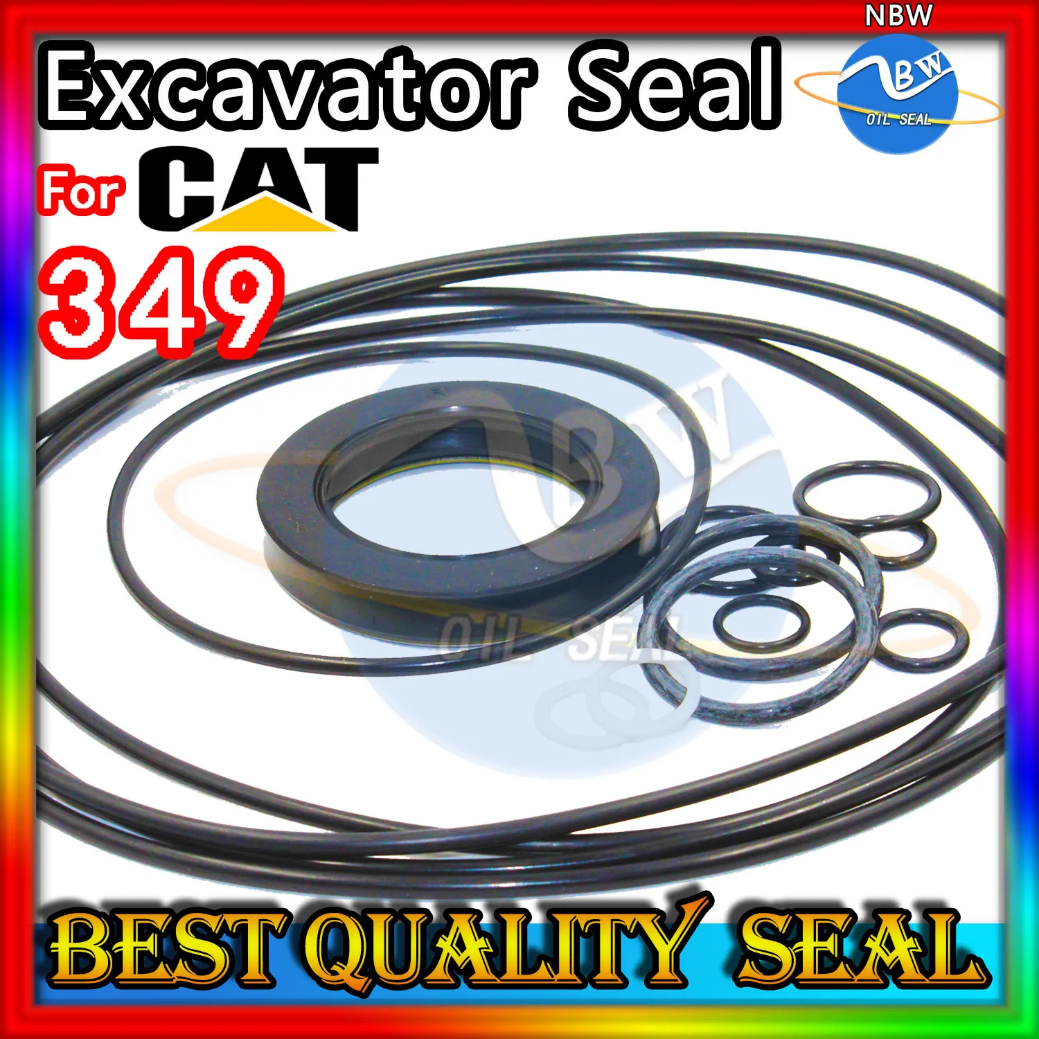 For Caterpillar 349 Original quality Repair Kit Excavator Oil Seal CAT O-ring Cylinder BOOM ARM Bucket Hydraulic Pump Digger