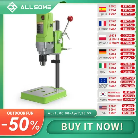 Mini Bench Drill Stand 710W Allsome