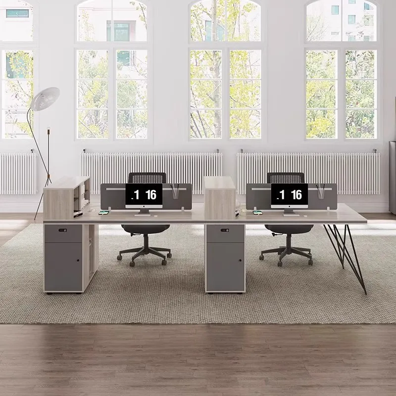 Computer Desk Solid Wood Modern Simple for Home Office for Study Room Sturdy Construction, Office Desk