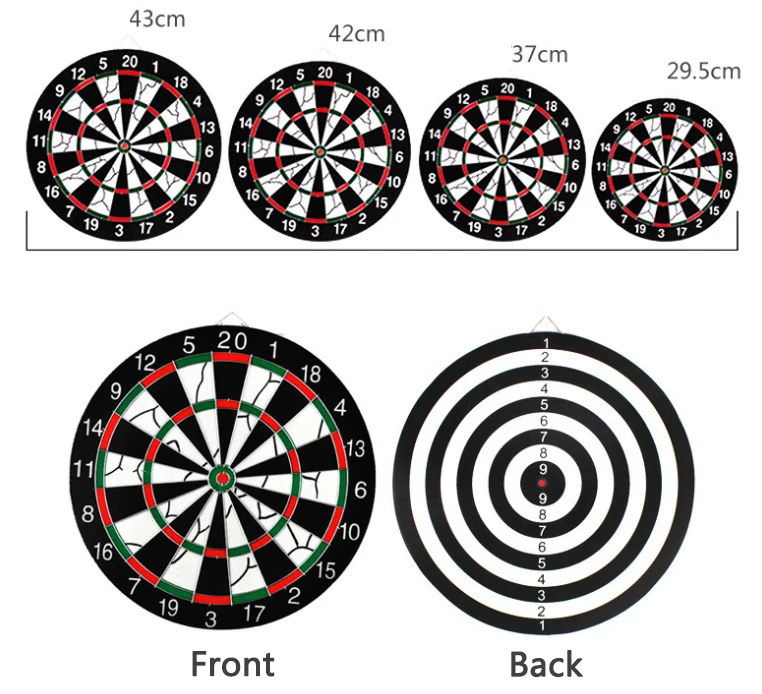 For Wholesale custom double thickened indoor sports magnetic flocking double target dart board