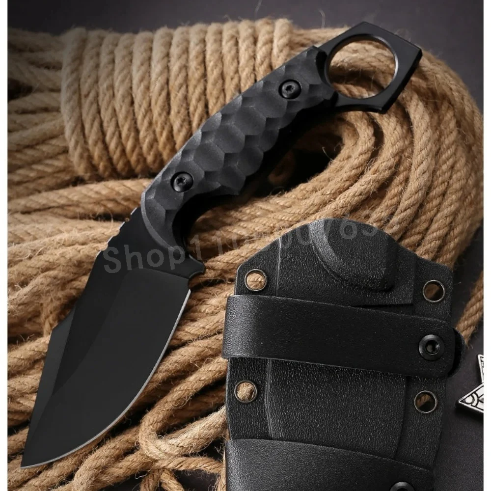 

Черный тактический нож FX 637 — 8Cr13Mov Blade G10, ручка, незаменимый для скалолазания на открытом воздухе, пеших прогулок и исследований, мужские подарки