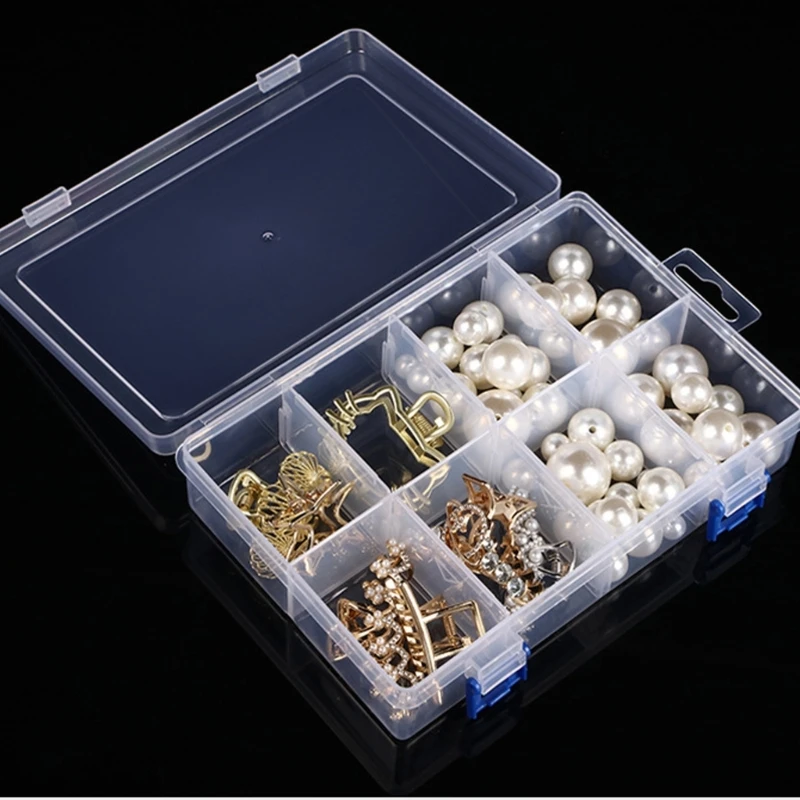 Detachable 8 Slot Box Flexible 8 Storage Container for Storing Stationery Cosmetics & Small Tools A2BB
