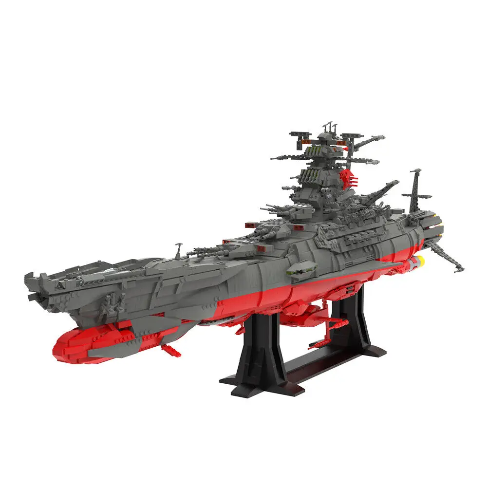 

Space Battleship Model with Display Stand 5325 Pieces Building Toys MOC Build