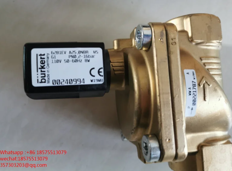 

For BURKERT 6281EV A25 0N8R M5 Solenoid Valve Electromagnetic Pneumatic Valve