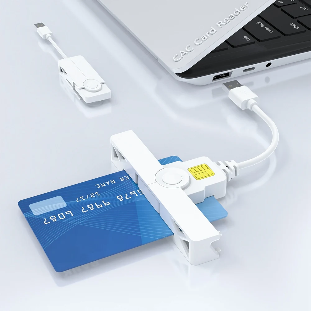 【Superdeals】قارئ بطاقات CAC الذكي USB A Type-C USB الوصول المشترك الإعلان الضريبي SIM/ID/قارئ بطاقات البنك الوصول المشترك CAC Reade
