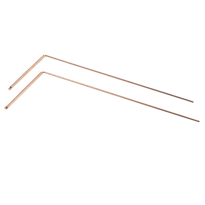 【Livraison Rapide】2Pcs Pure Copper Metal Detector Rod Water Witching Portable Dragon Seeking Detachable Tool Dowsing Rod