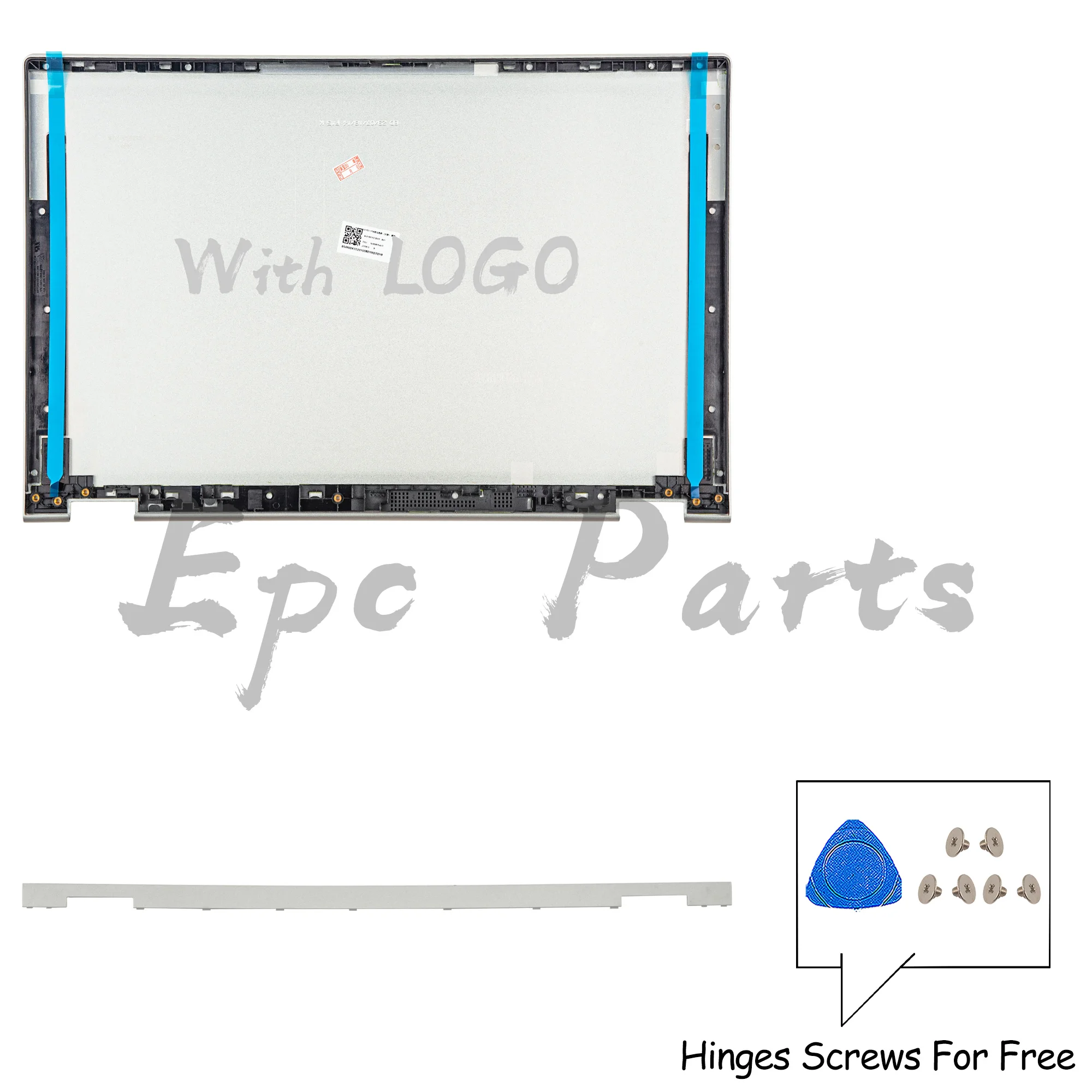 Imagem -02 - Epc para Ideapad Flex 515iil05 5-15are05 5-15itl05 5-15alc05 Yoga C550-15 5cb0r75479 Lcd Capa Traseira Hingecover 15.6 Polegadas Peças