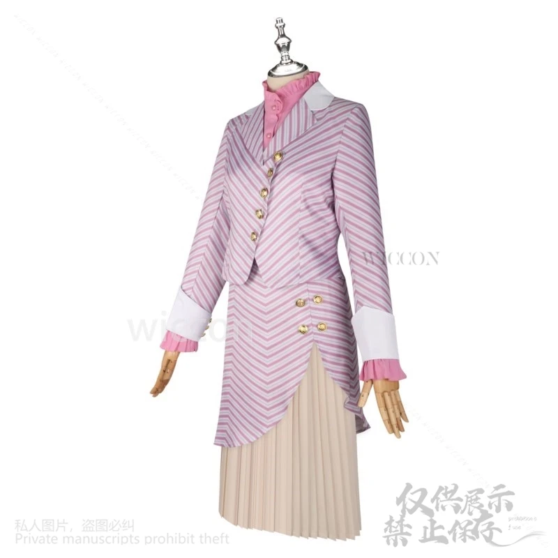 Anime Glinda Cosplay Wicked Movie Cute Pink Dress Uniform Suit Wigs For Woman Girls Halloween Christmas Roleplay Cos Customized