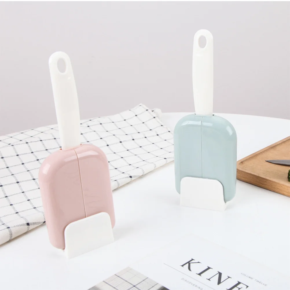 

2Sets Rice Scoop Holder Organizer Plastic Rice Spoon Set Dustproof Cover Kitchen Tool Auto Open Close Kitchen Cleaner