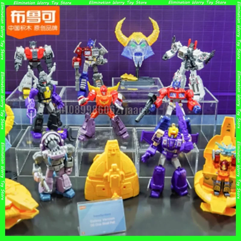 Blokees Transformers Soundwave Optimus Oscillation Wave 8. Edycja Blind Box Model do Składania Figurka Kolekcjonerska Zabawka