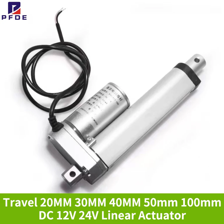 stroke 20MM 30mm 40MM 50mm 100mm DC  12V 24V  linear actuator Electric motor Window opener 100N300N500N700N1000N1200N1500N