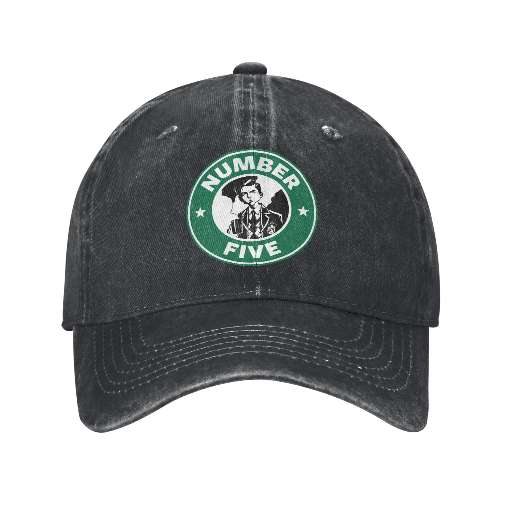 Custom Punk Unisex The Umbrella Academy Number 5 Coffee Baseball Cap Adult  Adjustable Dad Hat Men Women Sports