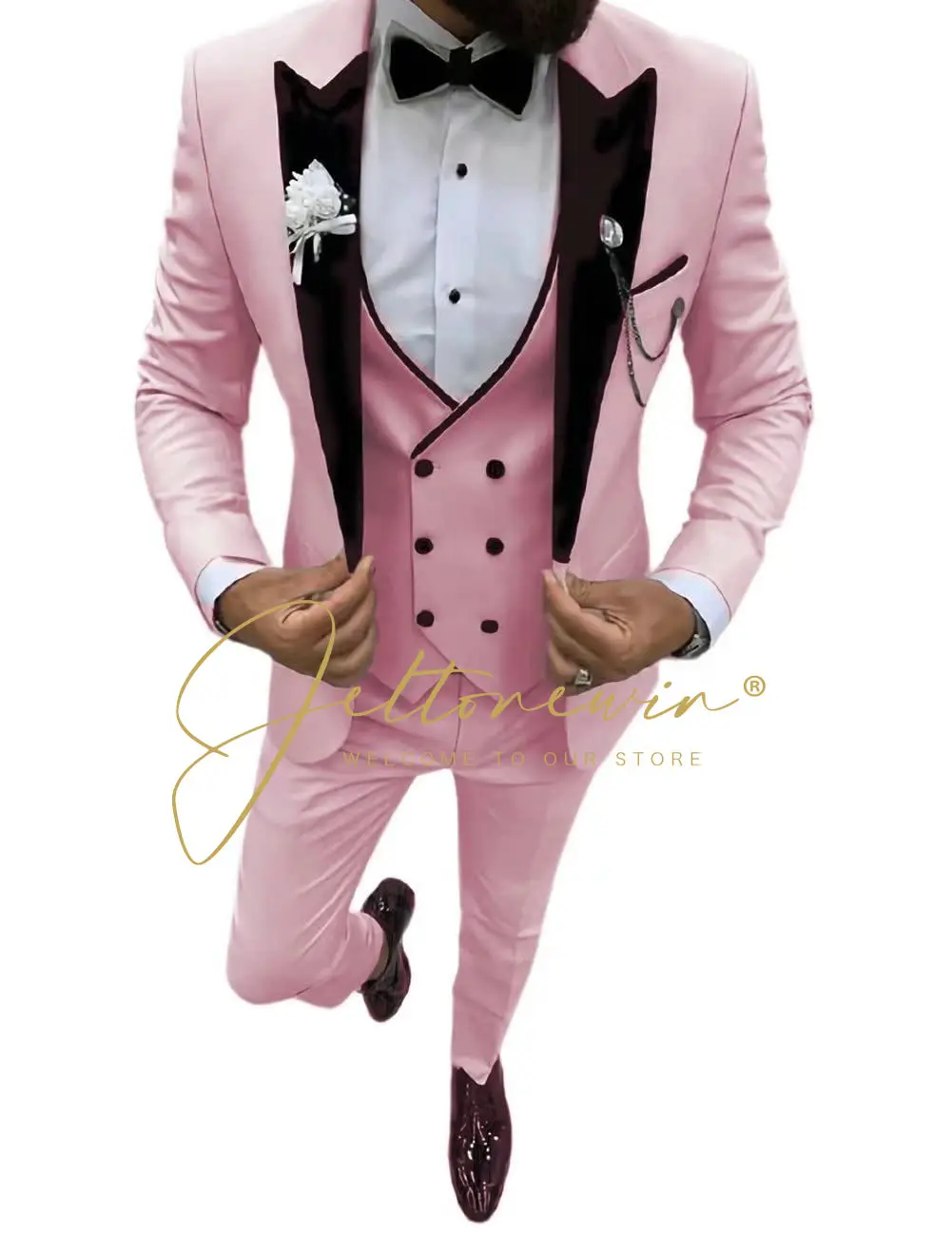 

Classic Suits For Men Slim Fit 3 Piece Sets Formal Wedding Groom Prom Tuxedo Male Blazer Jacket Vest Pants Men Wedding Suits