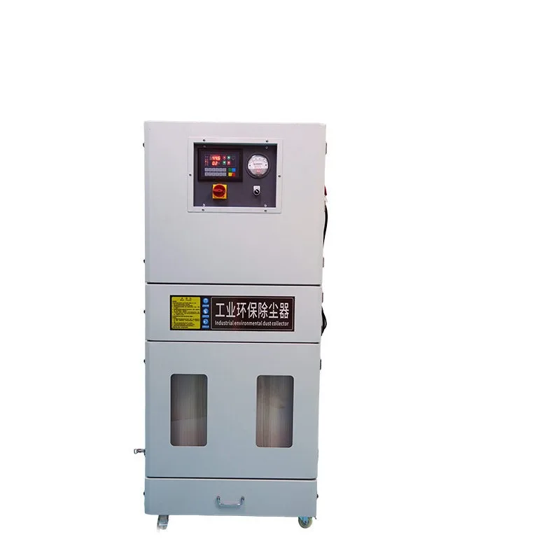 

Upgraded Mobile Pulse Dust Collector With Industrial Cartridge Filter For Smoke And Dust Purification