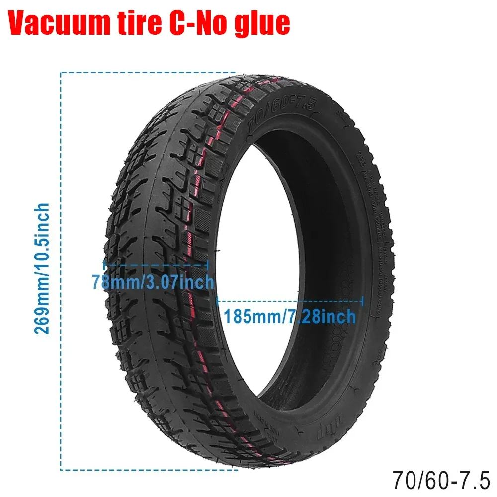 11 Zoll 70/60-7.5 Reifen für Ninebot Max G3 ZT3 ZT3Pro Vakuumreifen Selbstversiegelnder Reifen Vollgummireifen Roller-Zubehör Selbstheilend – Detail 14
