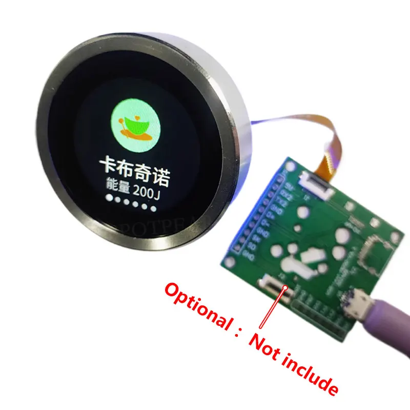 

Плата разработки ESP32 C3 1,28 дюйма 240x240 круглый поворотный ЖК-экран с ручкой 1,28 дюйма 240x240 LVGL для Arduino