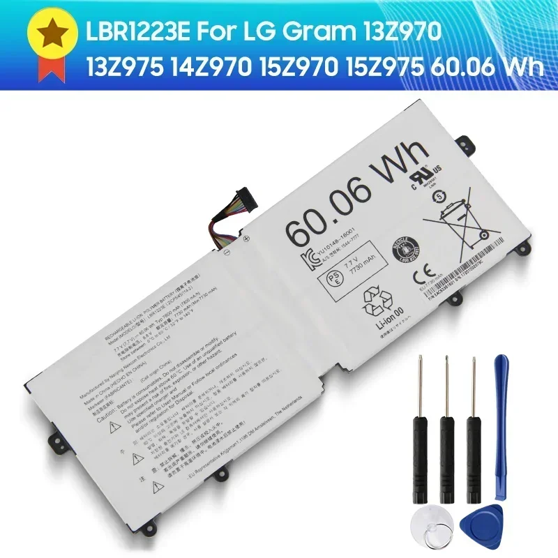

Сменный аккумулятор LBR1223E для LG Gram 13Z970 13Z975 14Z970 15Z970 15Z975 60,06wh, качественные запасные аккумуляторы с инструментом