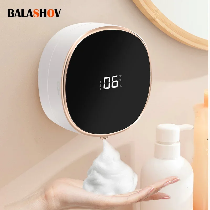 280ml เครื่องจ่ายสบู่อัจฉริยะ Touchless Motion Sensor ซักผ้ามืออุปกรณ์ 1200 mAh ติดผนังเครื่องจ่ายสบู่เหลว