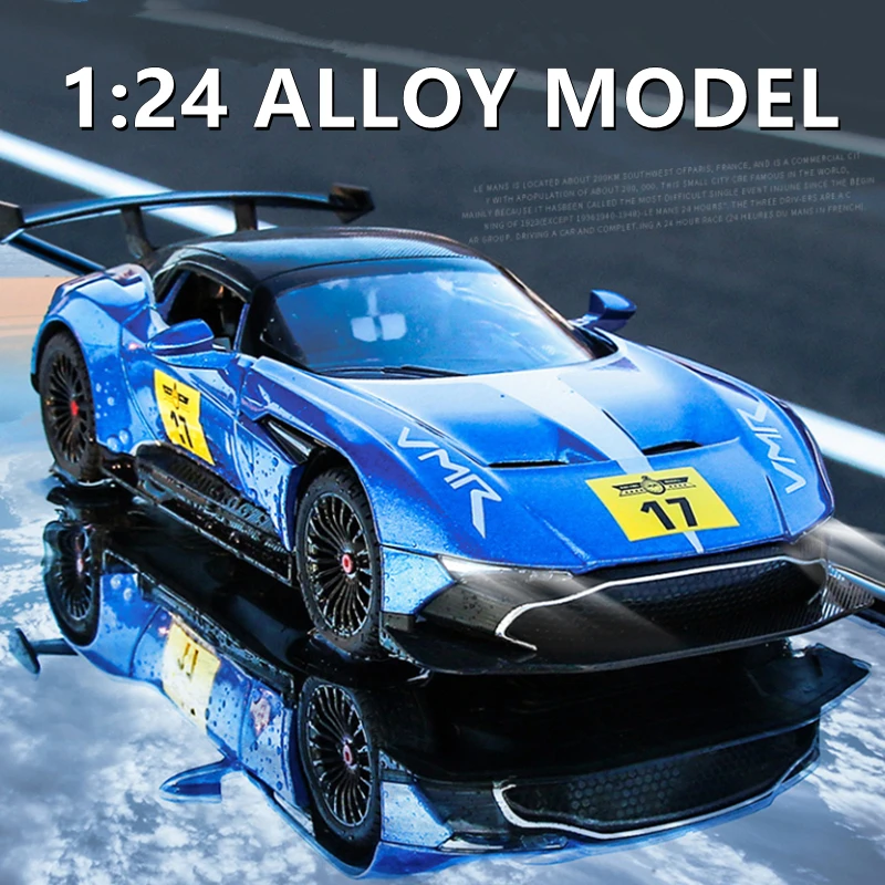 1:22 Aston Martin GT Alloy Track Sports Car Model Diecast & Toy Vehicle Metal Toy Car Model Collection High Simulation Gift