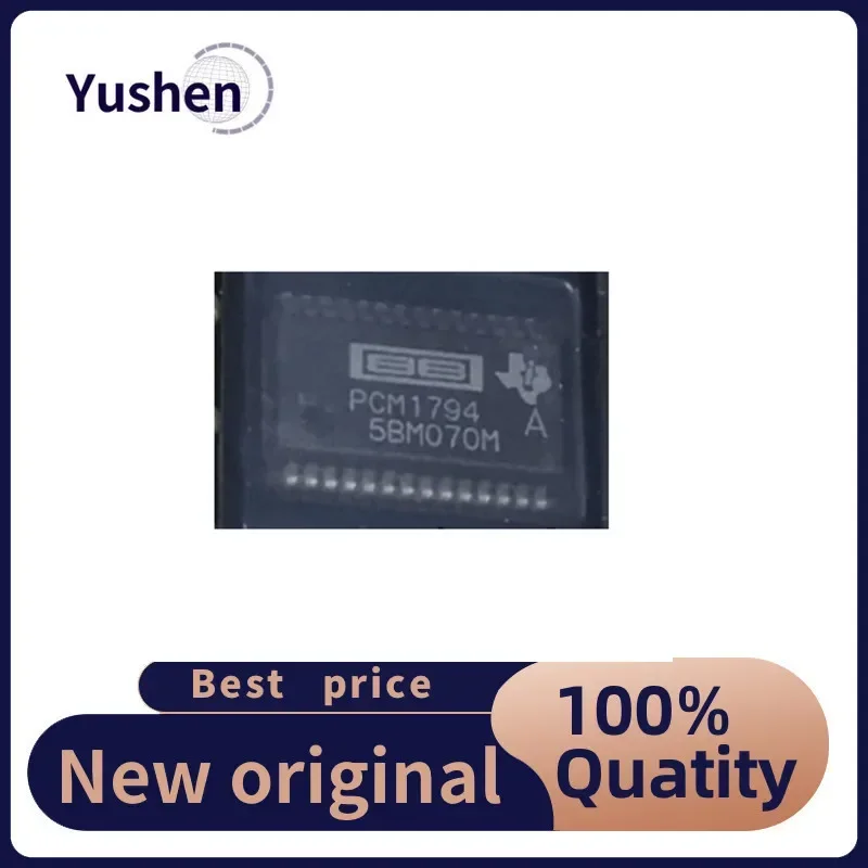 5PCS 100% New PCM1794ADBR PCM1794ADB PCM1794 PCM1794A Audio Decoding IC Microcontroller IC Chips