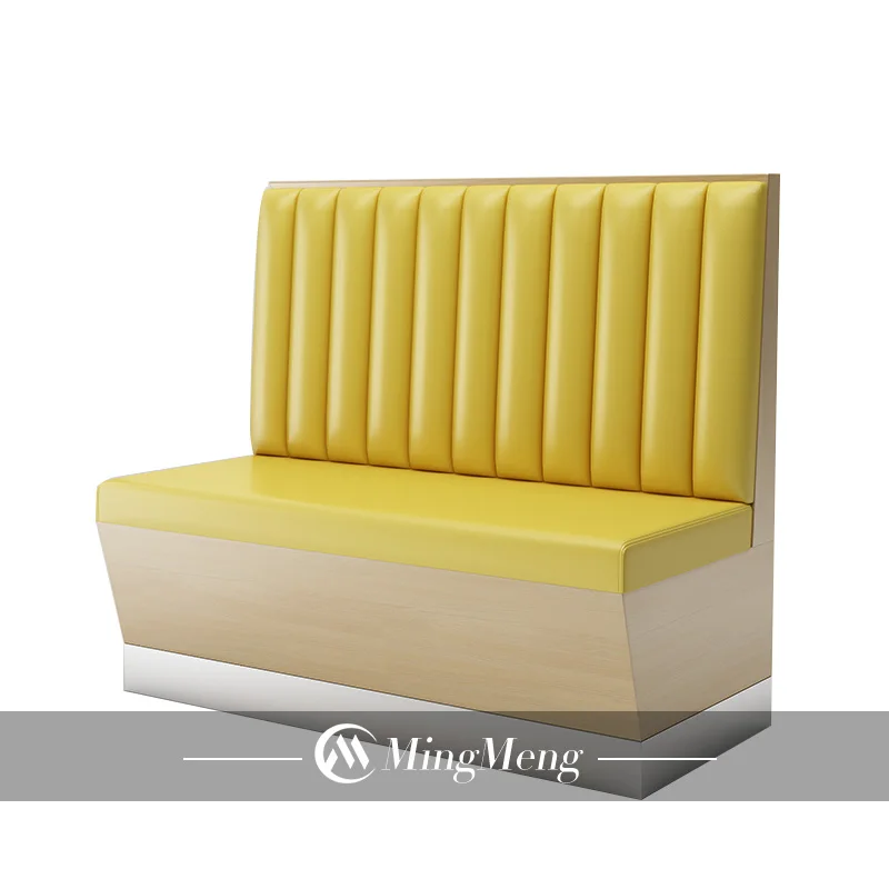 Modern Hospitality Industry Furniture Restaurant Booth Sofa Fashionable Relax Restaurant Set Dining Bench Coffee Shop Furniture