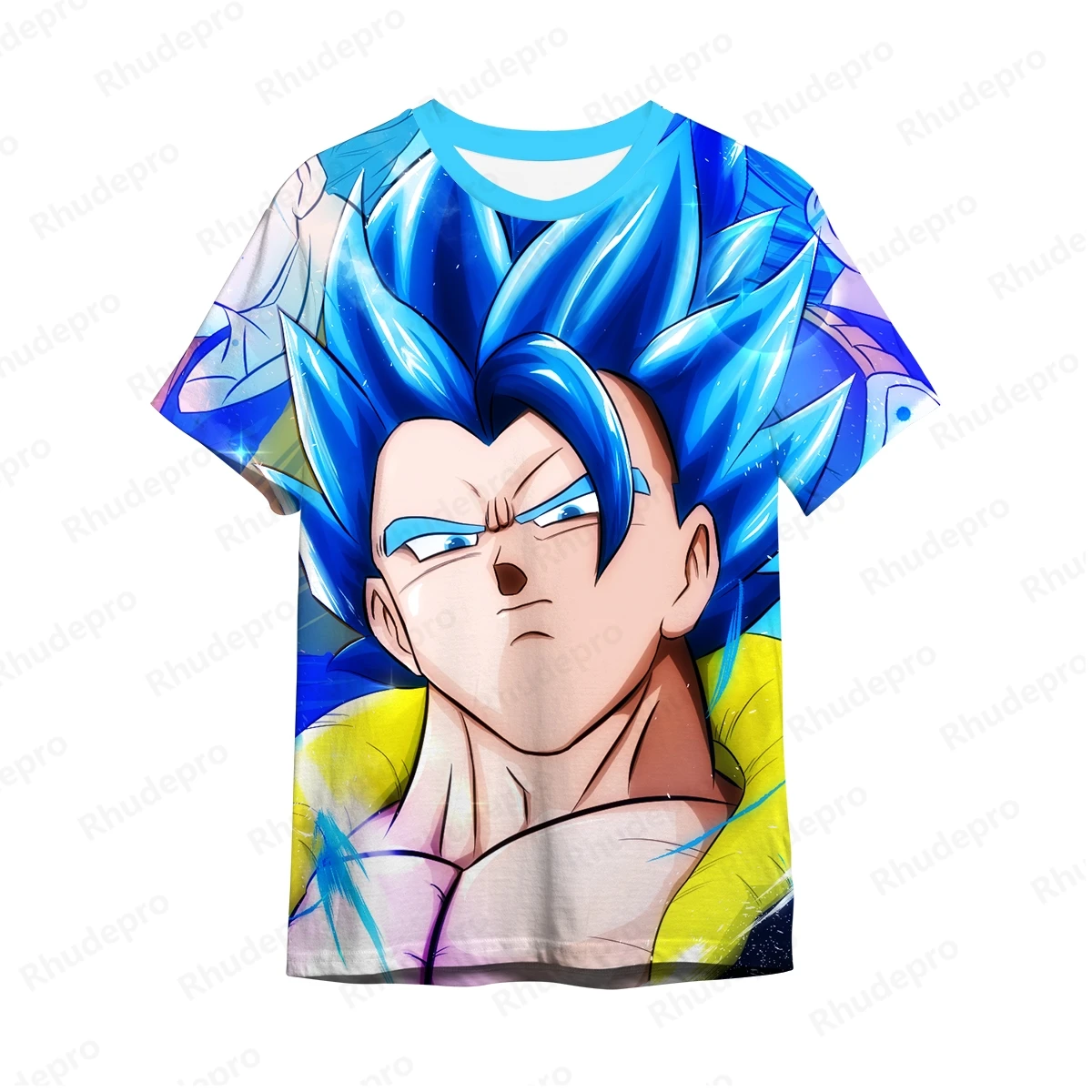 

T-Shirt Men Men's Hip Hop Goku Summer Dragon ball shirts Anime Clothing Y2k 5XL Tops Fashion Harajuku Style Trend Super Saiya