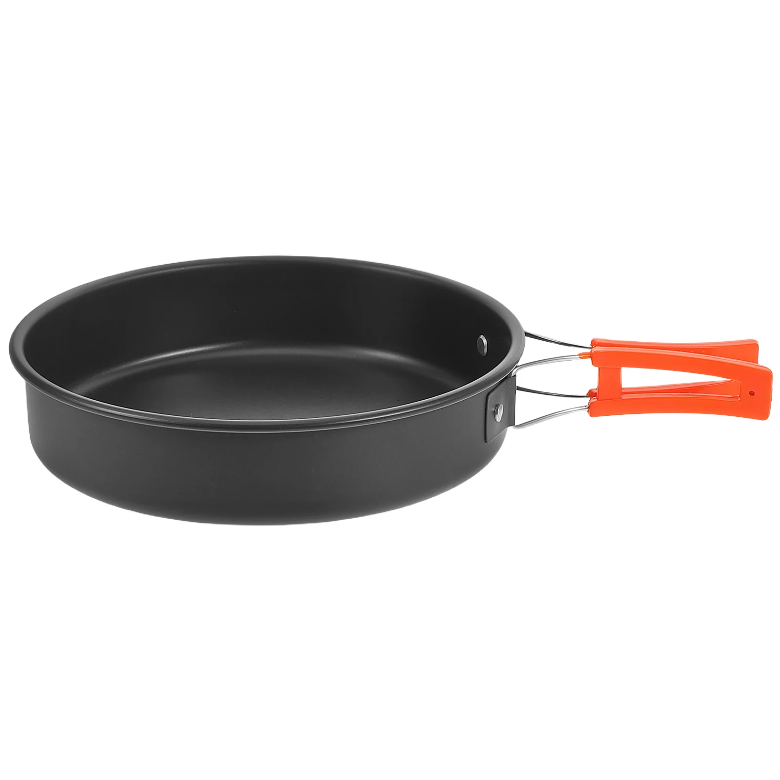 

Wild Camping Pot Cookware Kitchen Equipment Backpacking Utensils Lightweight Aluminum Skillet Kettle Pan Can Move Frying