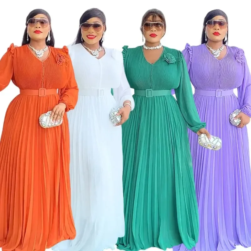 

Elegant African Dresses for Women 2025 New Africa Clothing Plus Size Wedding Party Long Dress Dashiki Ankara Outfits Robe