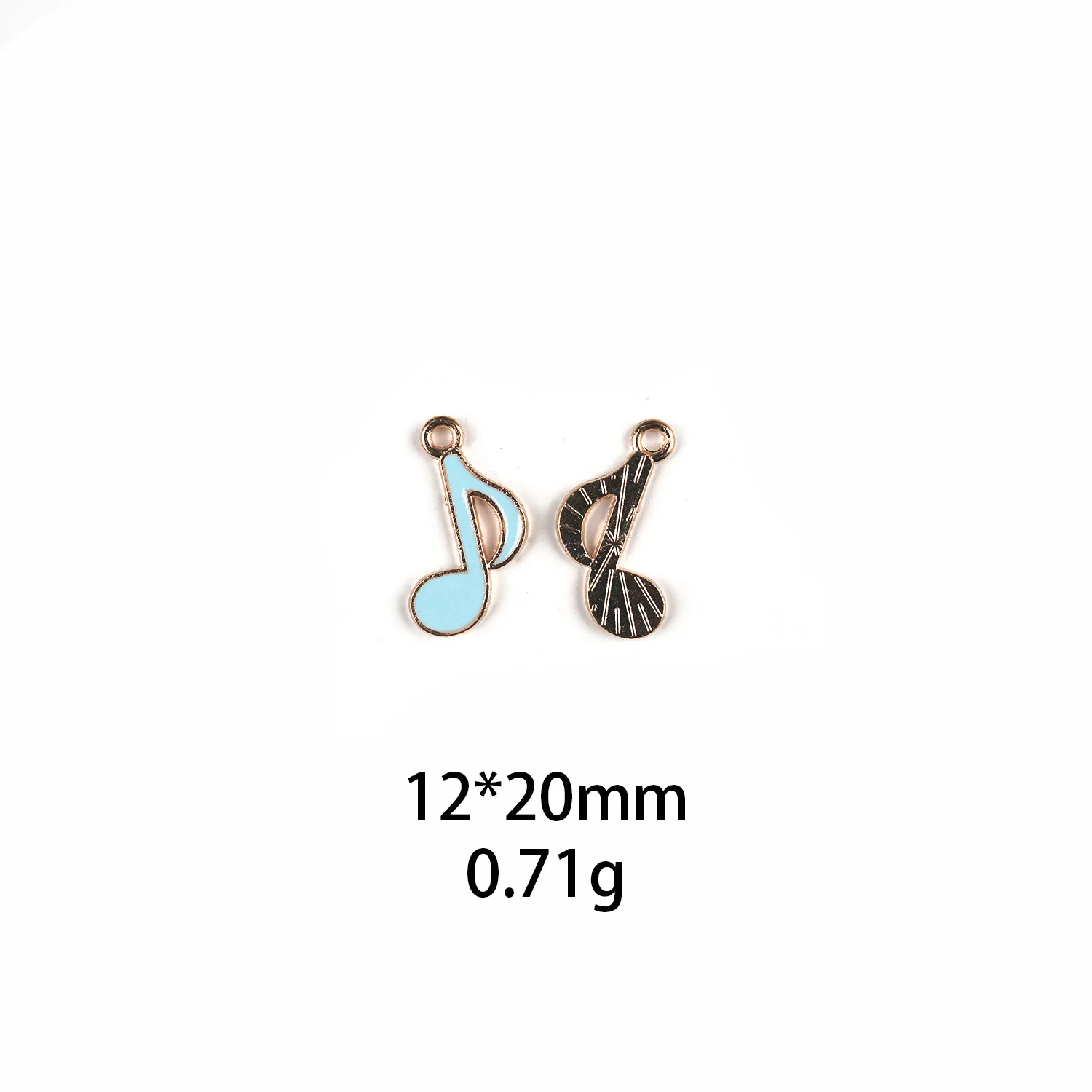 Multicolor Enamel Music Note Disc Recorder Phonograph Beads Pendants for DIY Bracelet Earring Necklace Keychin Jewelry Making