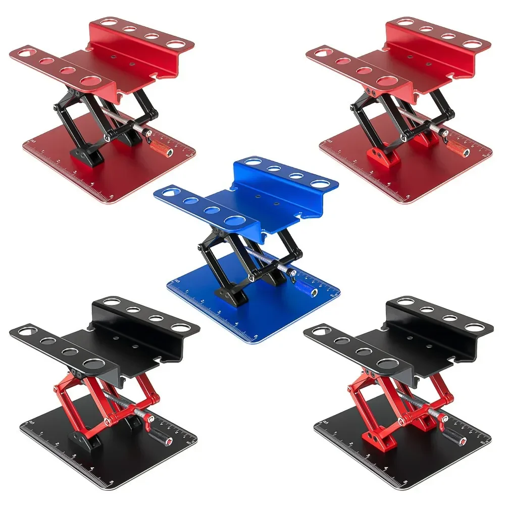 

RC Car Repair Work Stand Adjustable Height Assembly Platform for TRX4 Redcat Axial Arrma Kraton Slash 1/10 1/8 1/12 RC Car