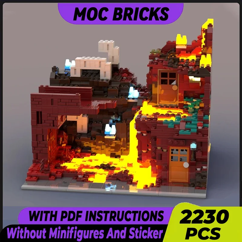 

Конструктор Moc, конструктор, сценарии технологии потока Magma, модульные блоки, подарки, рождественские игрушки, наборы для сборки «сделай сам»