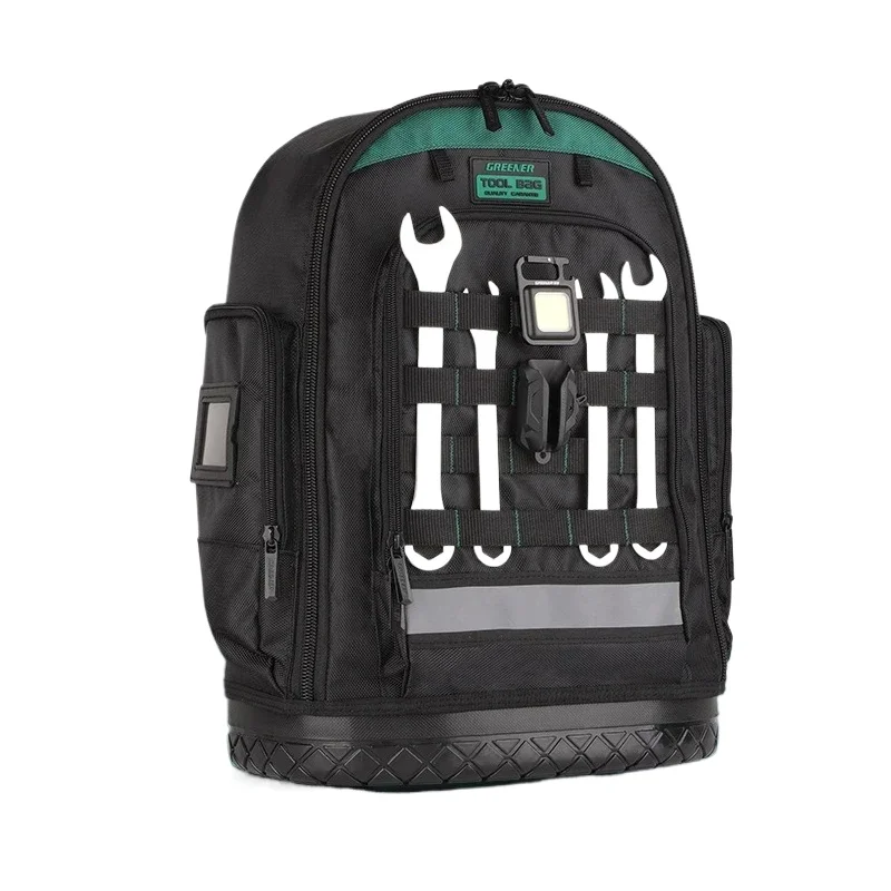 

Multi-functional Repair Oxford Cloth Tool Backpack Men's Shoulder Tool Bag Portable Hardware Organizer Kit for Electricians