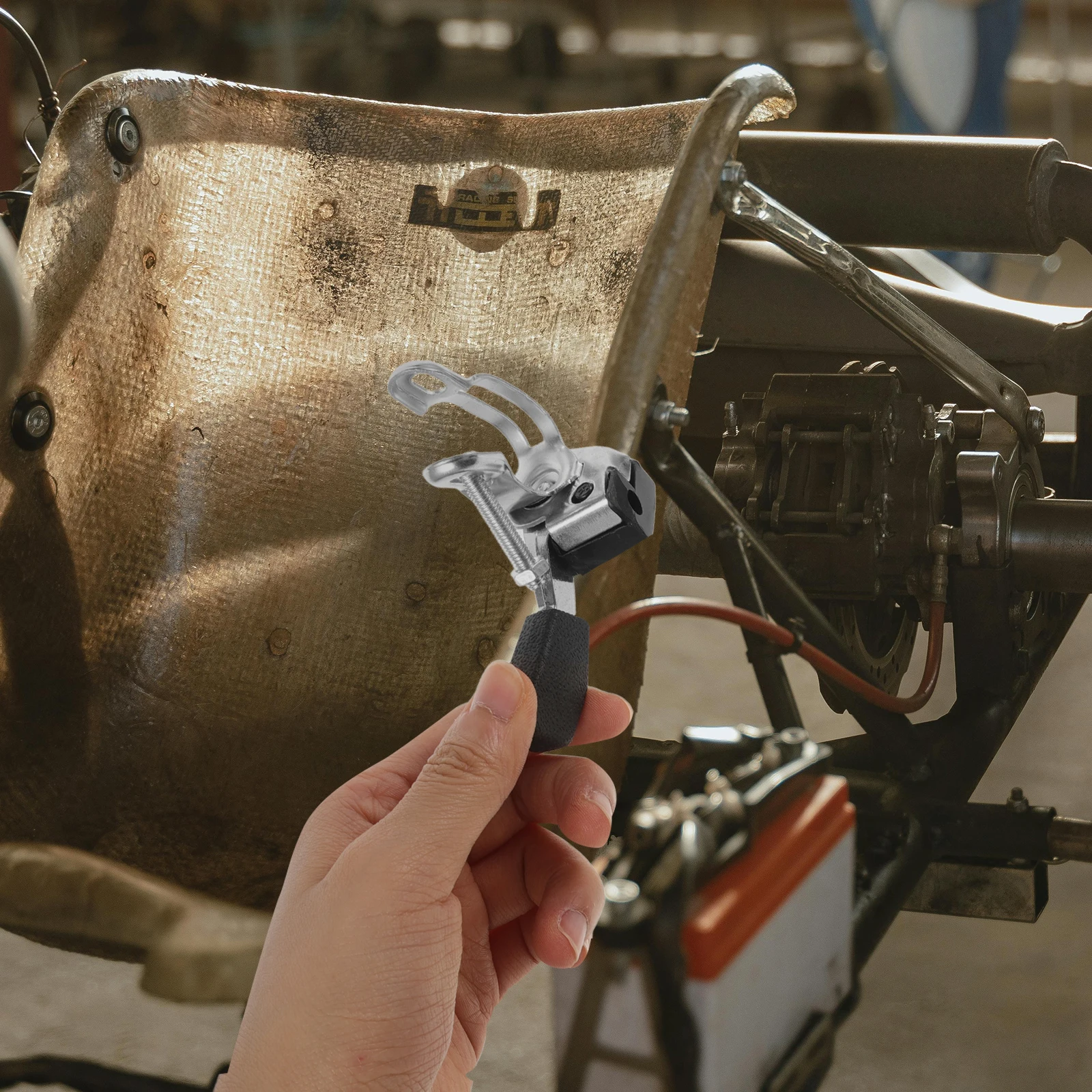 

Gasoline Throttle Switch Trowel Replacement Lever for Engine Iron Material Off Kart Sturdy Reliable