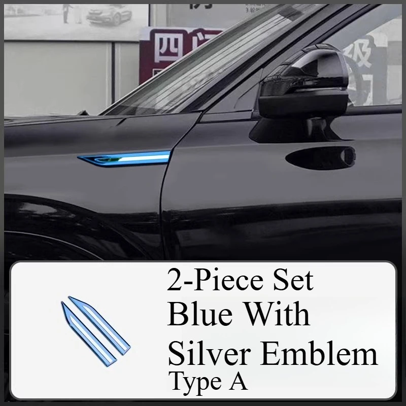 General Motors Supplies Fender Side Label Body Sticker Modified Personalized Three-dimensional Decorative Sticker Fender Metal - view 4