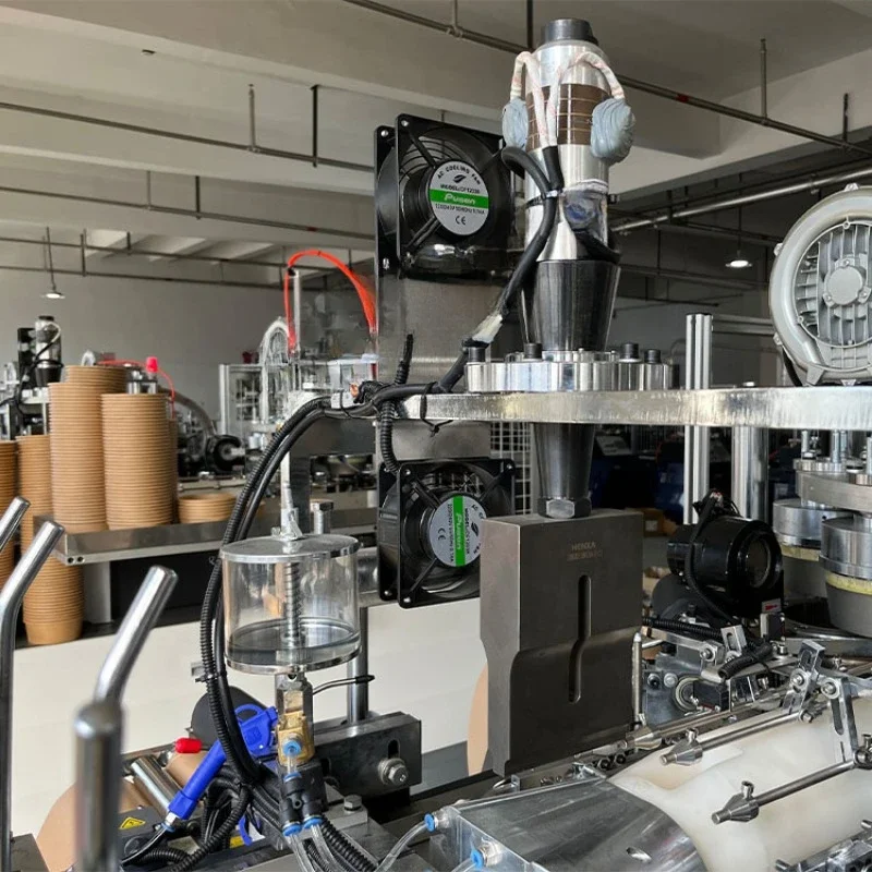 YG Paper Cup Making Machine Automatic Paper Cone Cake Cup Salad Kraft Take Away Rice Soup Paper Bowl Make Machine