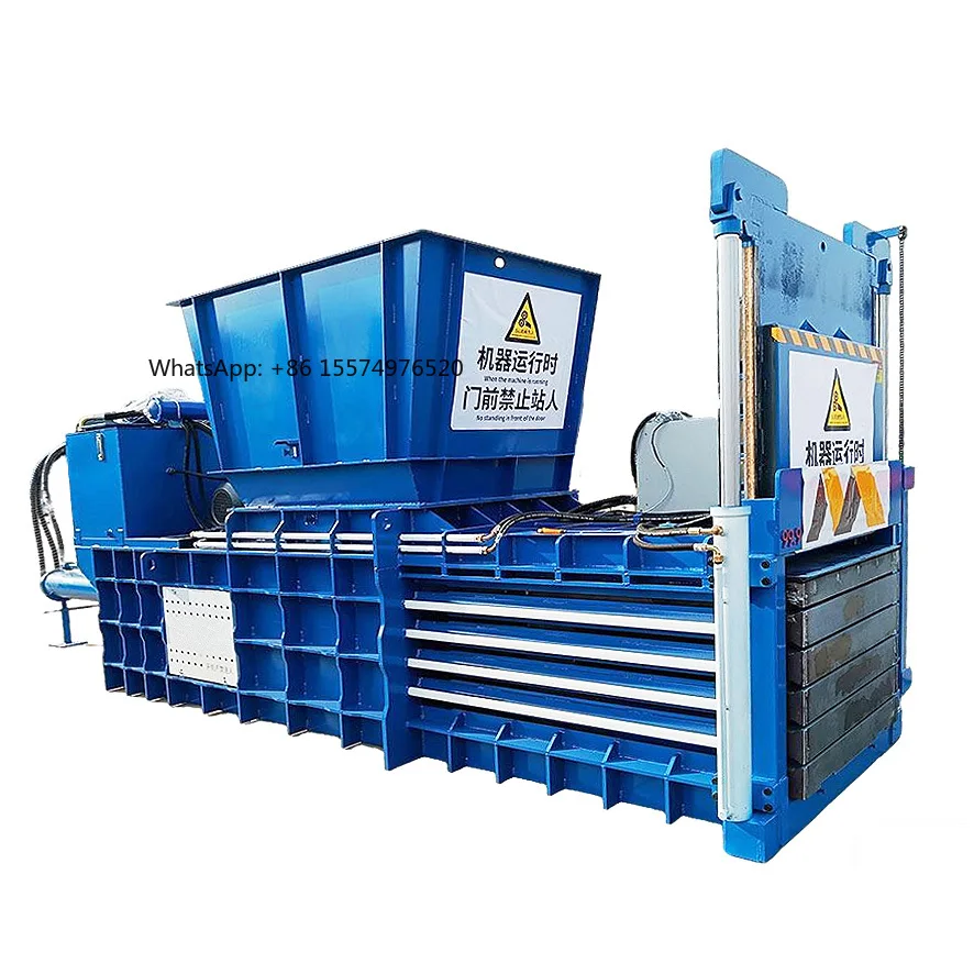2026 Hot SellingIndustrial Grade Horizontal Hydraulic Baling Machine for Continuous Recycling Use