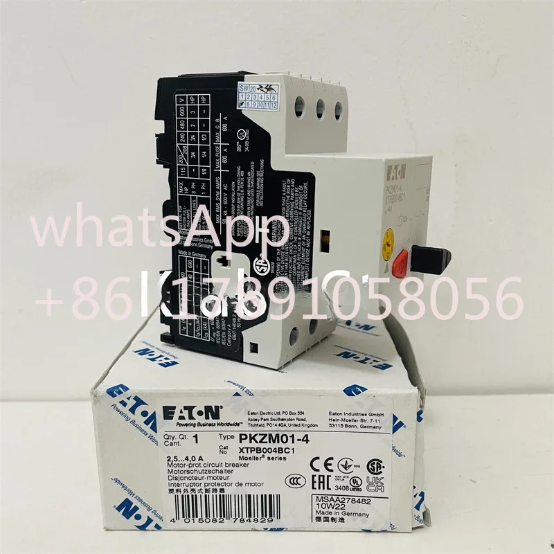 1PCS NEW ORIGINAL EATON MOELLER Motor switch PKZM01-4