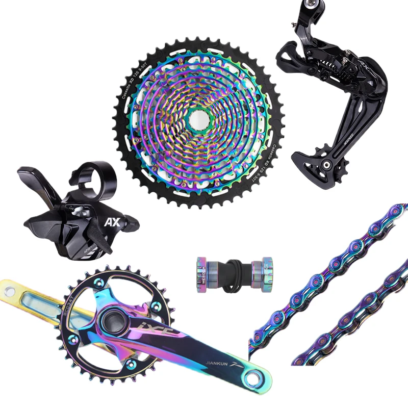 

For Bicycle 1 * 12 Speed Group Shifter Chain Shifter Chain Shifter 12 S 9-50T Free Wheel for XD Hub 170mm Crank Set