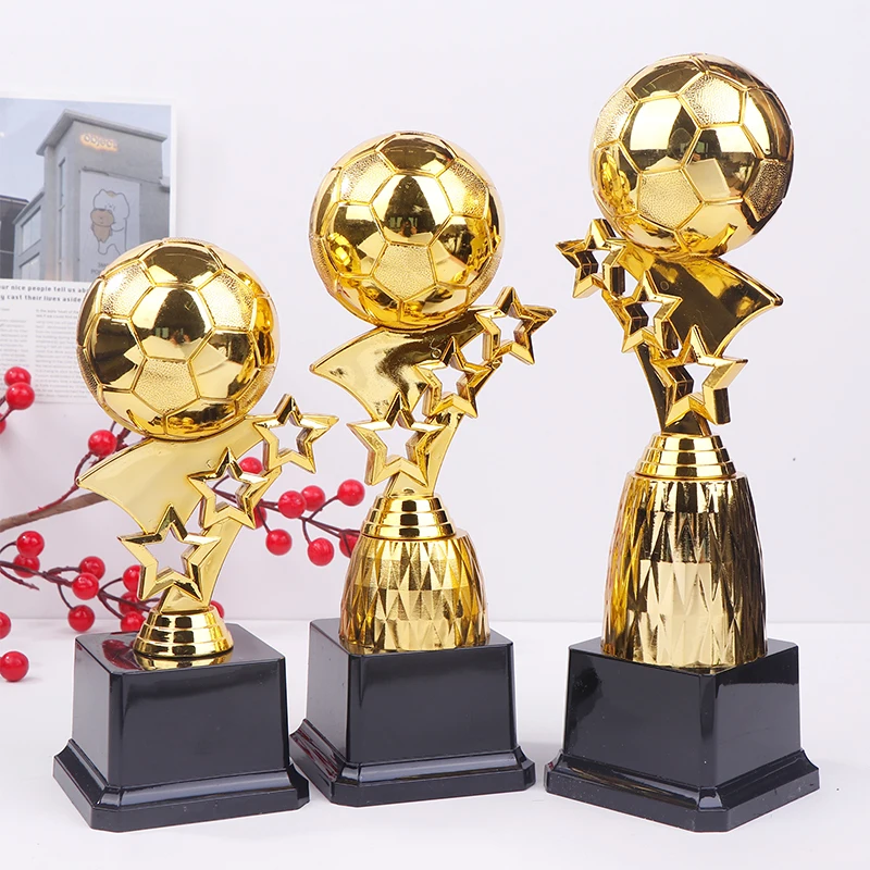 Voetbal Ballon D'Or Creatieve Trofee Voetbal Voetbal Award Trofee Fans Souvenir Cup Cadeau Ambachten Souvenirs Competitie Prijs Cup