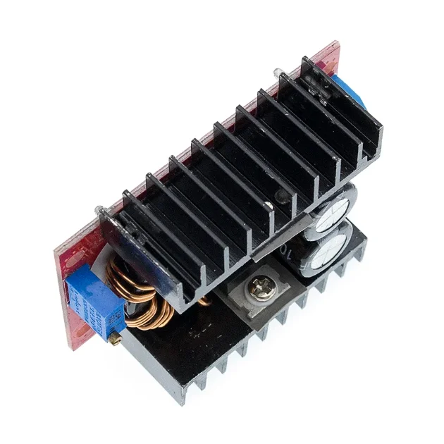 150W Adjustable Boost Converter DC to DC 10-32V to 12-35V Automotive Laptop Mobile Power Boost Charger Module Power Driver