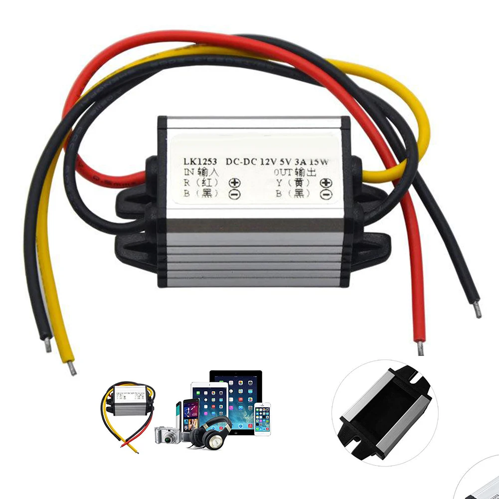 Konwertuj baterię 12 V na 3 V/33 V/37 V/5 V/6 V/9 V dzięki temu wodoodpornemu modułowi konwertera mocy Wysokiej jakości wyjściu!