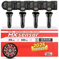 Sensor Autel TPMS 2 en 1 315MHz 433MHz Sensor MX sistema de supervisión de presión de neumáticos Sensor TPMS clonable programable de nivel OE